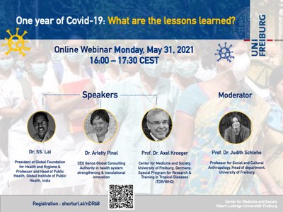 05/2021 Webinar "One year of Covid-19: What are the lessons learned?"