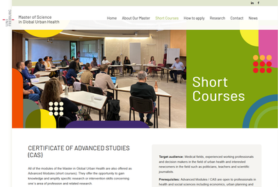 Short Courses Homepage